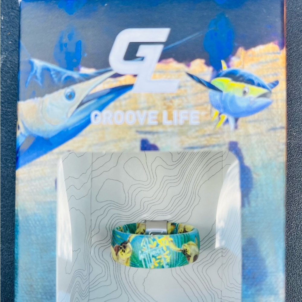 Groove Life x Guy Harvey collab Men’s Ring Size 9 silicone ring.